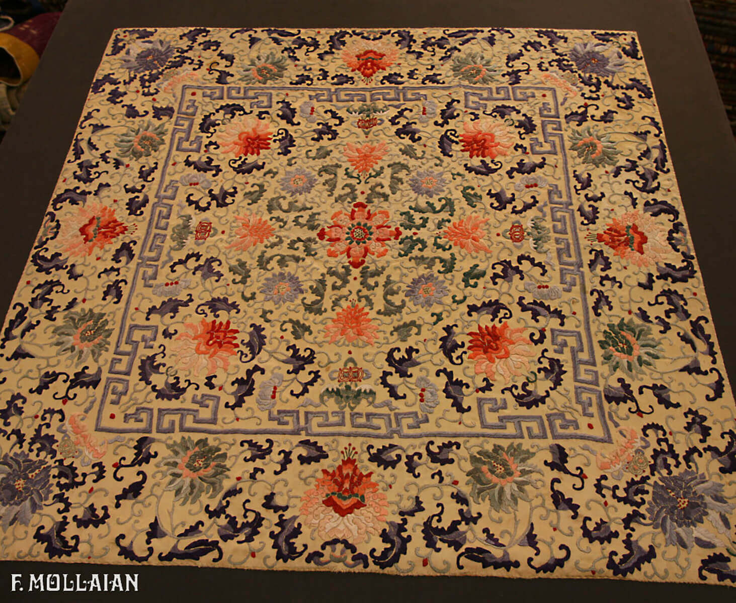 Antique Textile Imperial Soie China n°:31108122